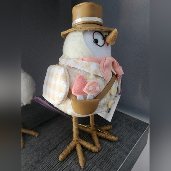 Easter Fabric Bird Decor Botanist - TRUFFLE - Picture 4 of 6